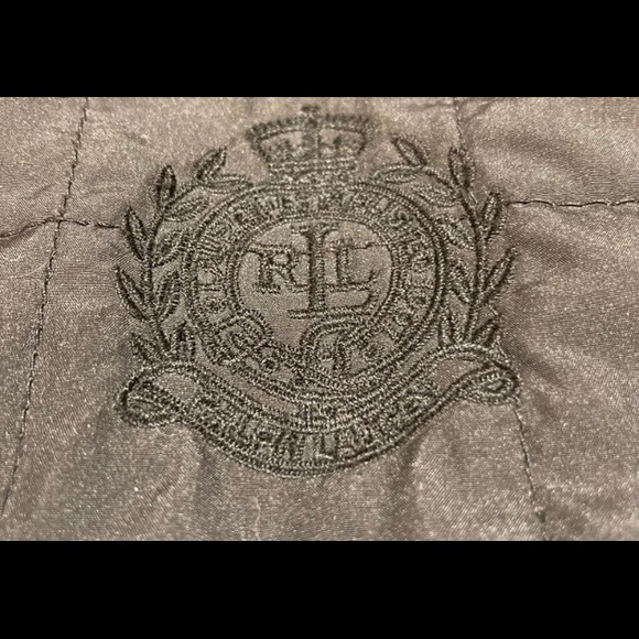 RALPH LAUREN REVERSIBLE PUFFER VEST. BLACK/PINK.  GREAT CONDITION. - Picture 5 of 7